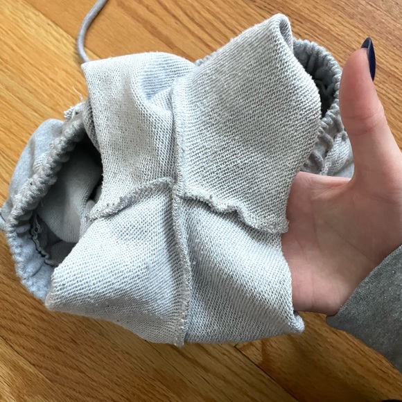 Revival Altar’d State Grey Distressed Comfy Sweatshorts Size XS - Picture 4 of 5